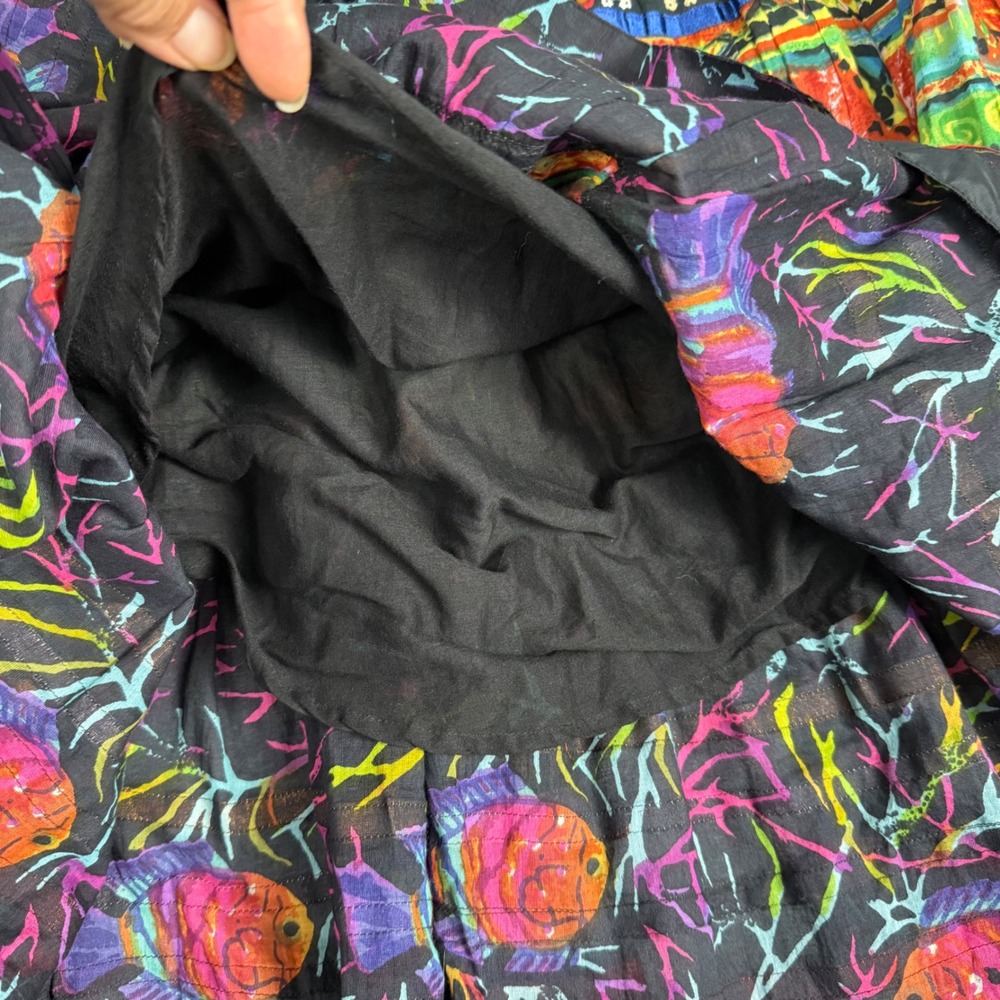 TravelSmith Multi Color Cotton Ribbon Boho Maxi Skirt Medium - Picture 12 of 14